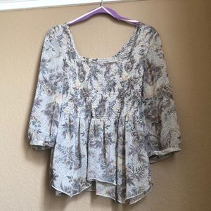 Flowy free people top